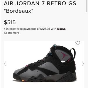 Air Jordan 7 retro BG